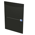 Oxford Bloc-notes Oxford Office Smart A4 ligné 80 feuilles 90g noir