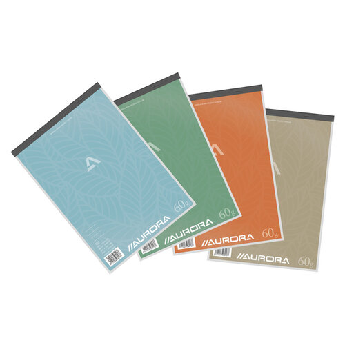 Aurora Bloc-notes Aurora A4 ligné 100 feuilles 60g