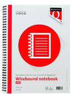 Quantore Bloc-notes Quantore A4 ligné à spirale latérale