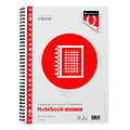 Quantore Collegeblok Quantore A4 23-gaats ruit 5mm 100vel