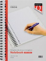 Quantore Bloc de cours Quantore A4 23 perforations ligné 4-en-1