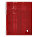 Clairefontaine Collegeblok Clairefontaine Studium A4+ 4-gaats 80blz ruit 5x5mm assorti