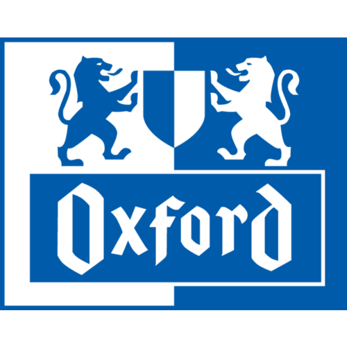 Oxford Bloc de cours Oxford A4+ 23 perforations ligné 80 feuilles noir