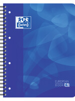 Oxford Cahier Projet Oxford School A4+ 4 perf ligné 120 feuilles bleu