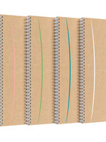 Oxford Spiraalblok Oxford Touareg A4 90vel lijn assorti