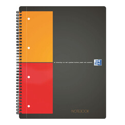 Bloc à spirale Oxford International Notebook A4+ carreaux 5mm