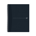 Oxford Cahier spirale Oxford Origin A4+ 4 trous ligné 70 feuilles noir