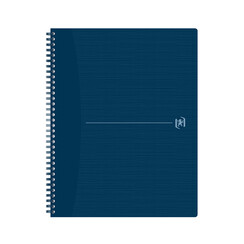 Cahier spirale Oxford Origin A4+ ligné 70 feuilles bleu