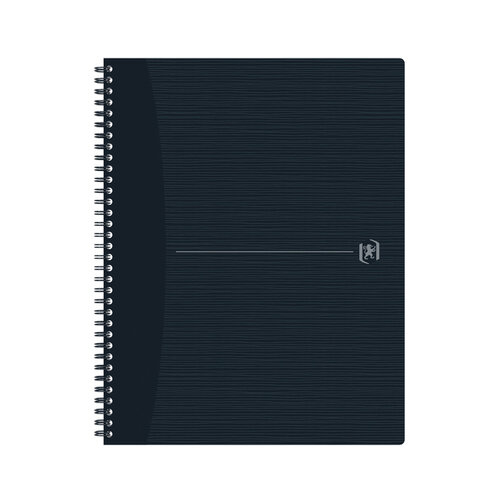 Oxford Cahier spirale Oxford Origin A4 + carreau 5mm 70 feuilles noir