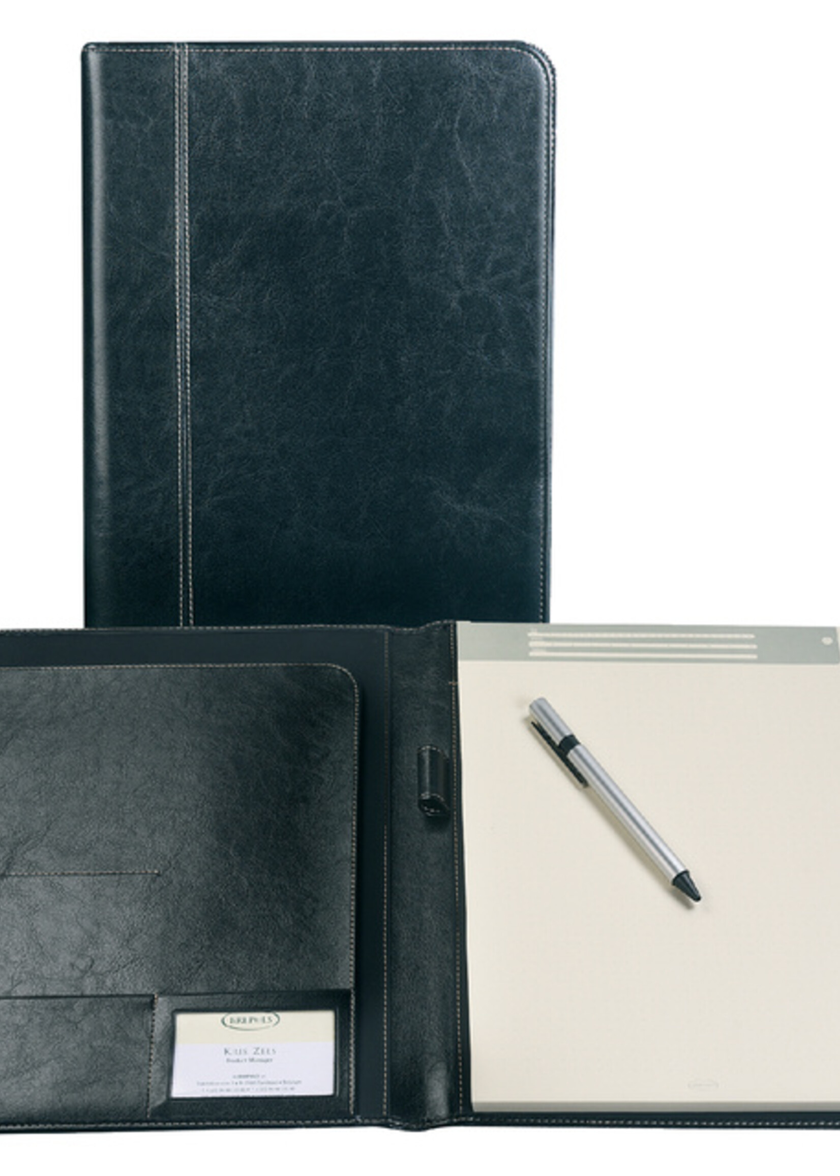 Brepols Schrijfmap Brepols Palermo A4 inclusief schrijfblok zwart