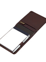 Van der Spek Conférencier Van Der Spek 216 A7 cuir buffle + stylo marron