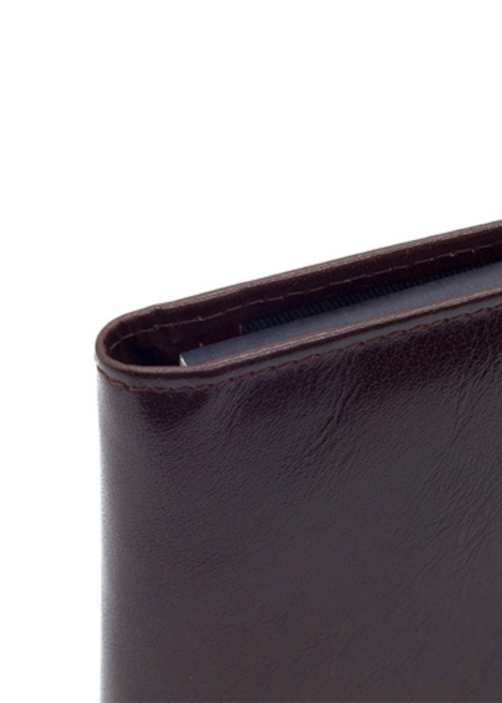 Van der Spek Schrijfmap van der Spek A5 buffelleer bruin