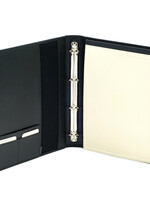 Van der Spek Conférencier Van der Spek 370 A4 cuir avec anneaux noir