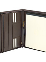 Van der Spek Conférencier Van der Spek 384 A4 cuir nervuré marron