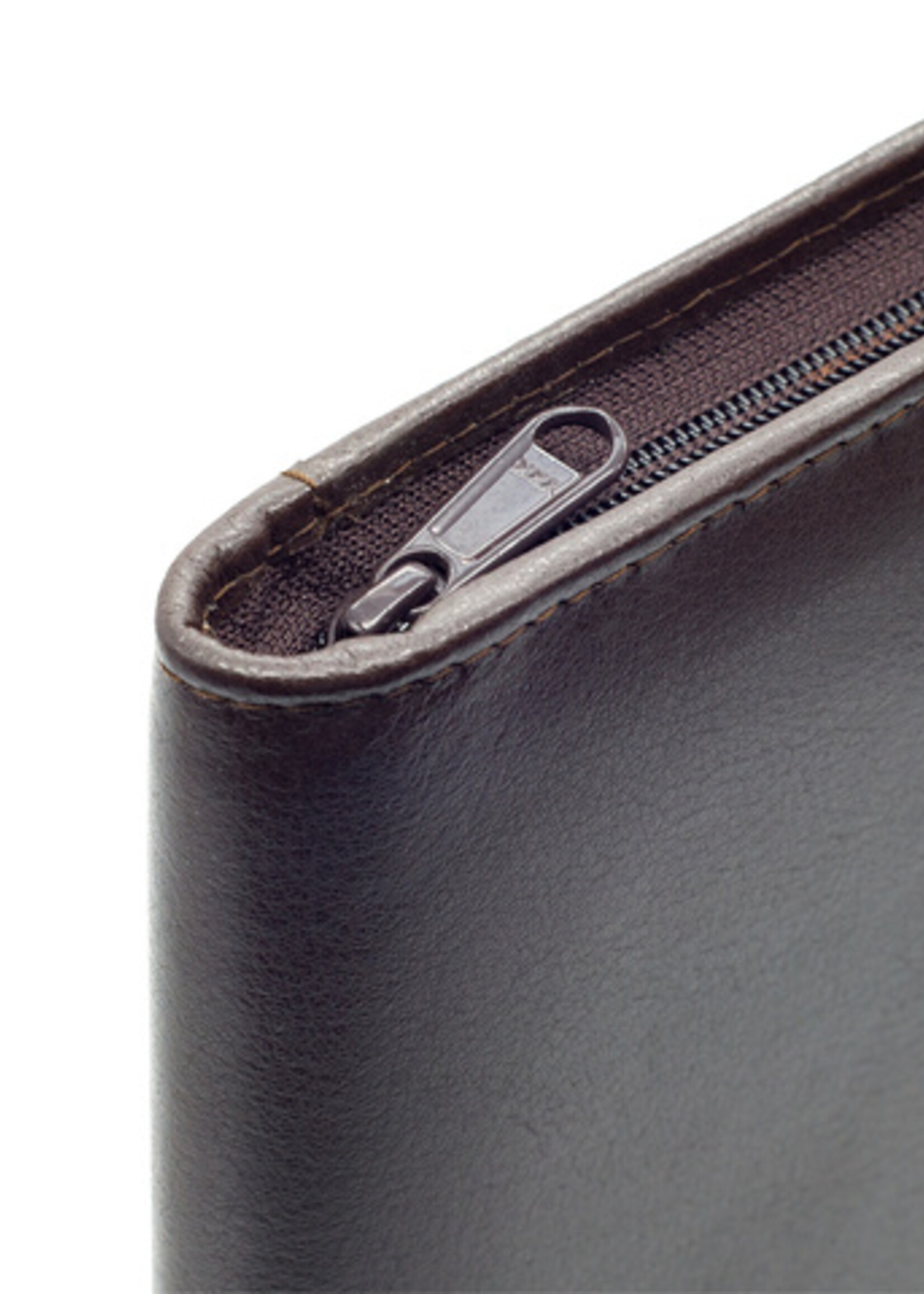 Van der Spek Conférencier Van der Spek 384 A4 cuir nervuré marron