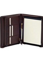 Van der Spek Schrijfmap van der Spek A5 buffelleer + rits bruin