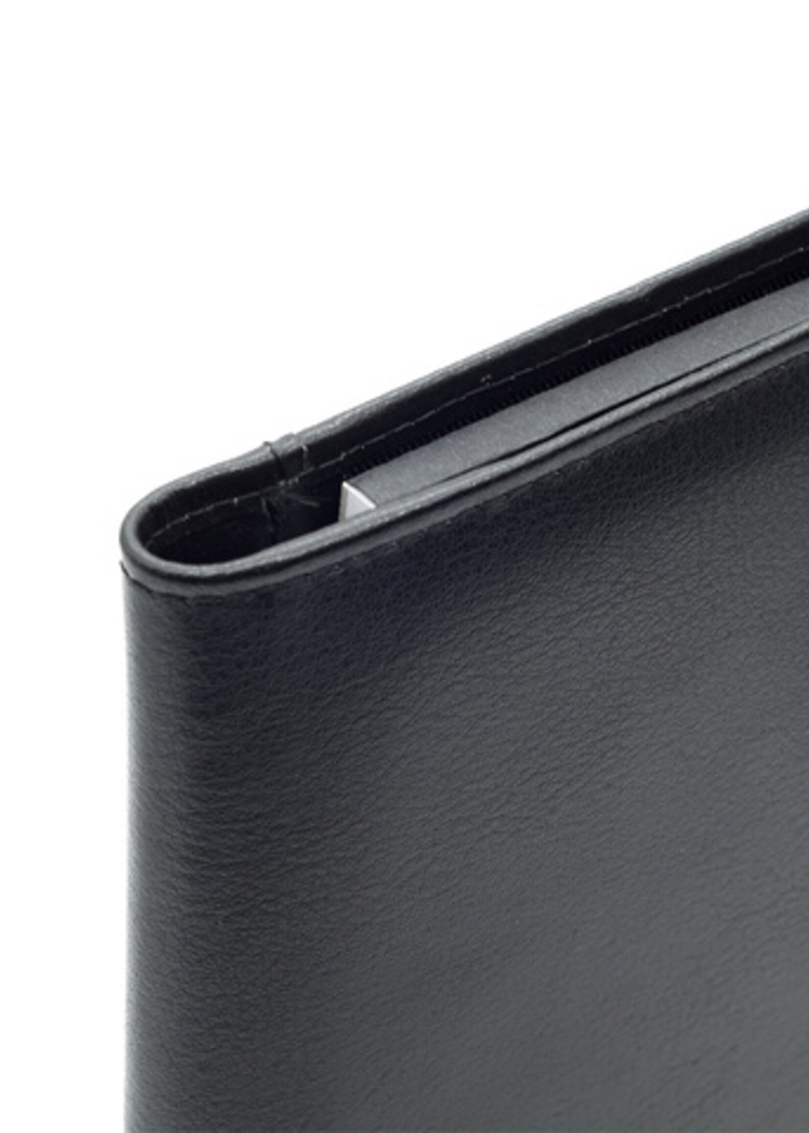 Van der Spek Schrijfmap van der Spek leer licht generfd zwart