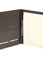 Van der Spek Conférencier Van der Spek 393 A4 peu nervuré cuir marron