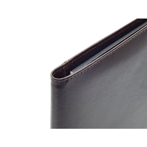 Van der Spek Schrijfmap van der Spek leer licht generfd bruin