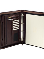 Van der Spek Conférencier Van der Spek 2041 A4 cuir anneaux marron