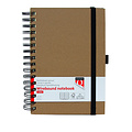Quantore Carnet de notes Quantore A5 spirale kraft