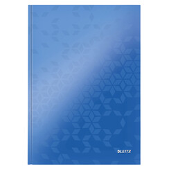 Cahier Leitz WOW A4 ligné 160 pages 90g bleu