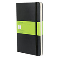 Moleskine Notitieboek Moleskine large 130x210mm blanco hard cover zwart