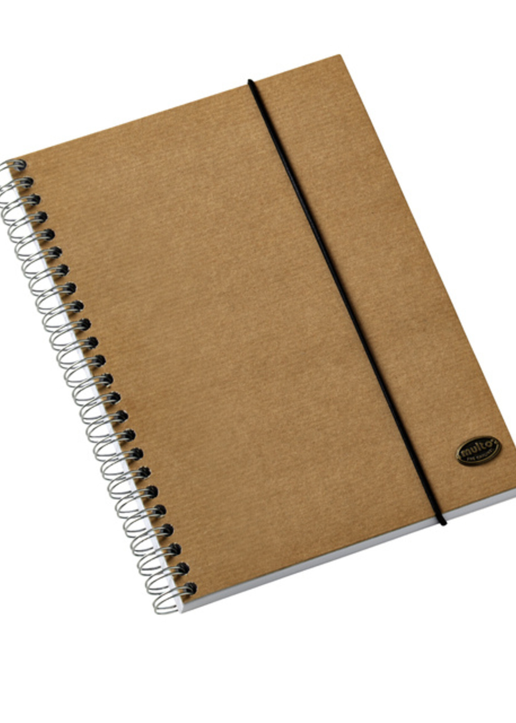 Multo Carnet Multo Kraft Line A5 spirale 140 pages ligné
