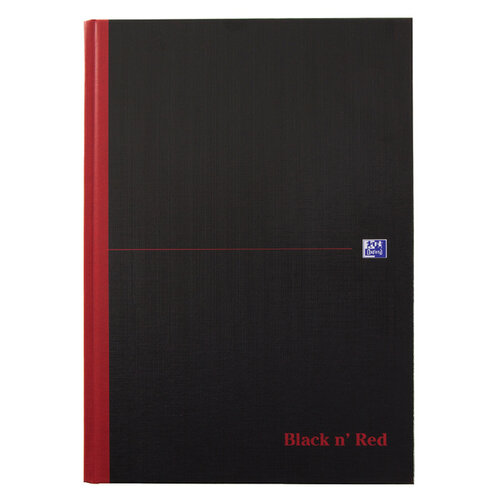 Oxford Notitieboek Oxford Black n' Red A4 96vel lijn