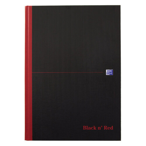 Oxford Cahier de notes Oxford Black n’ Red A4 96 feuilles carreau 5mm