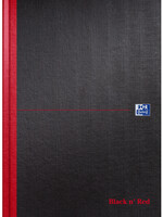 Oxford Cahier de notes Oxford Black n'Red A4 96 feuilles uni