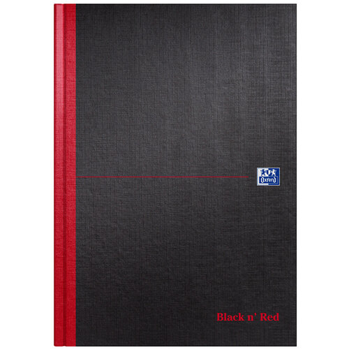 Oxford Cahier de notes Oxford Black n'Red A4 96 feuilles uni