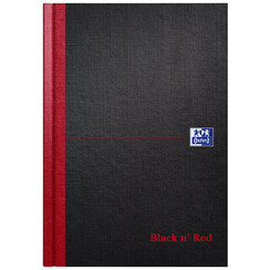 Notitieboek Oxford Black n' Red A5 96vel lijn