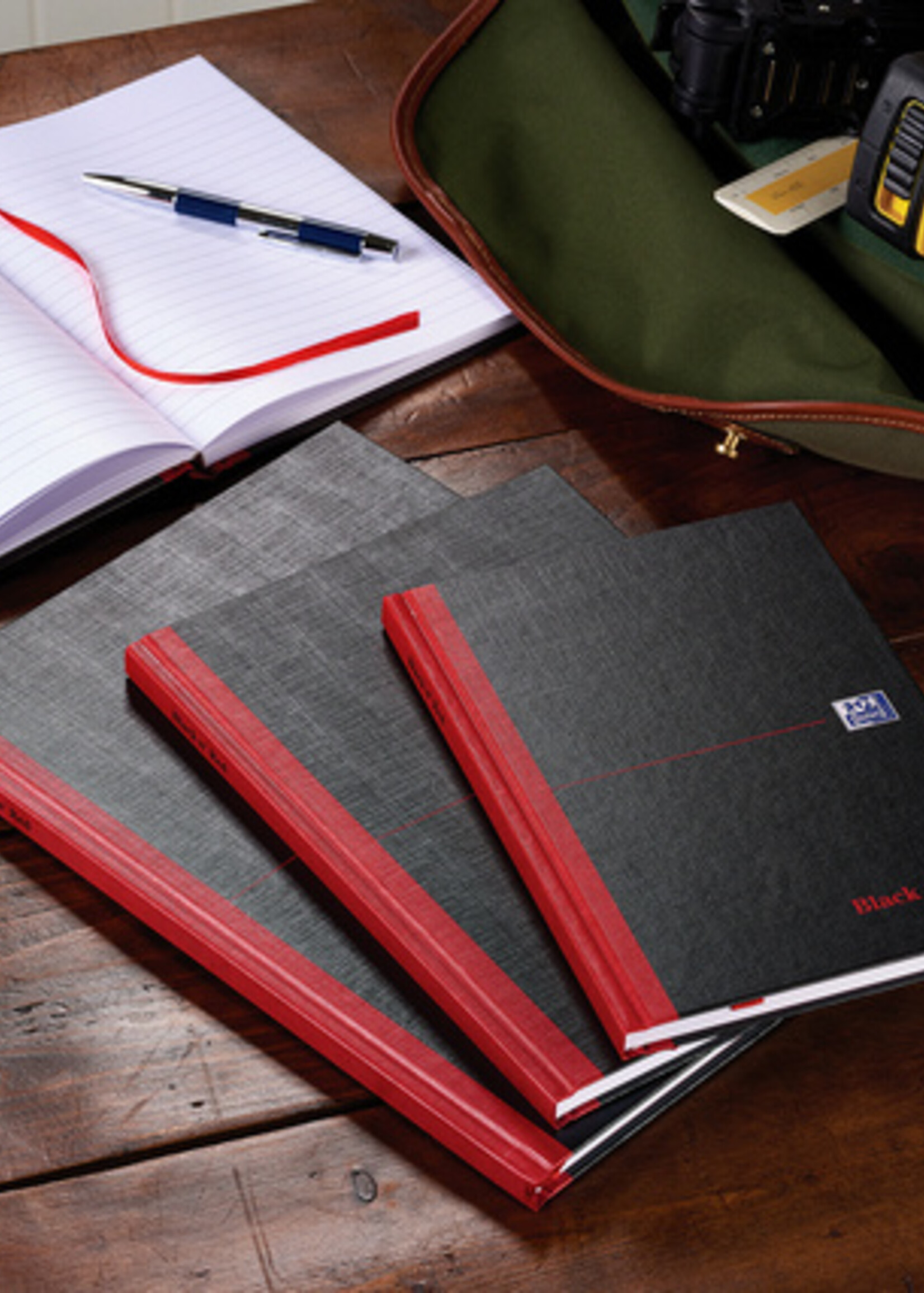 Oxford Carnet de notes Oxford Black n'Red A5 96 feuilles uni