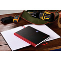 Oxford Carnet de notes Oxford Black n'Red A5 96 feuilles uni