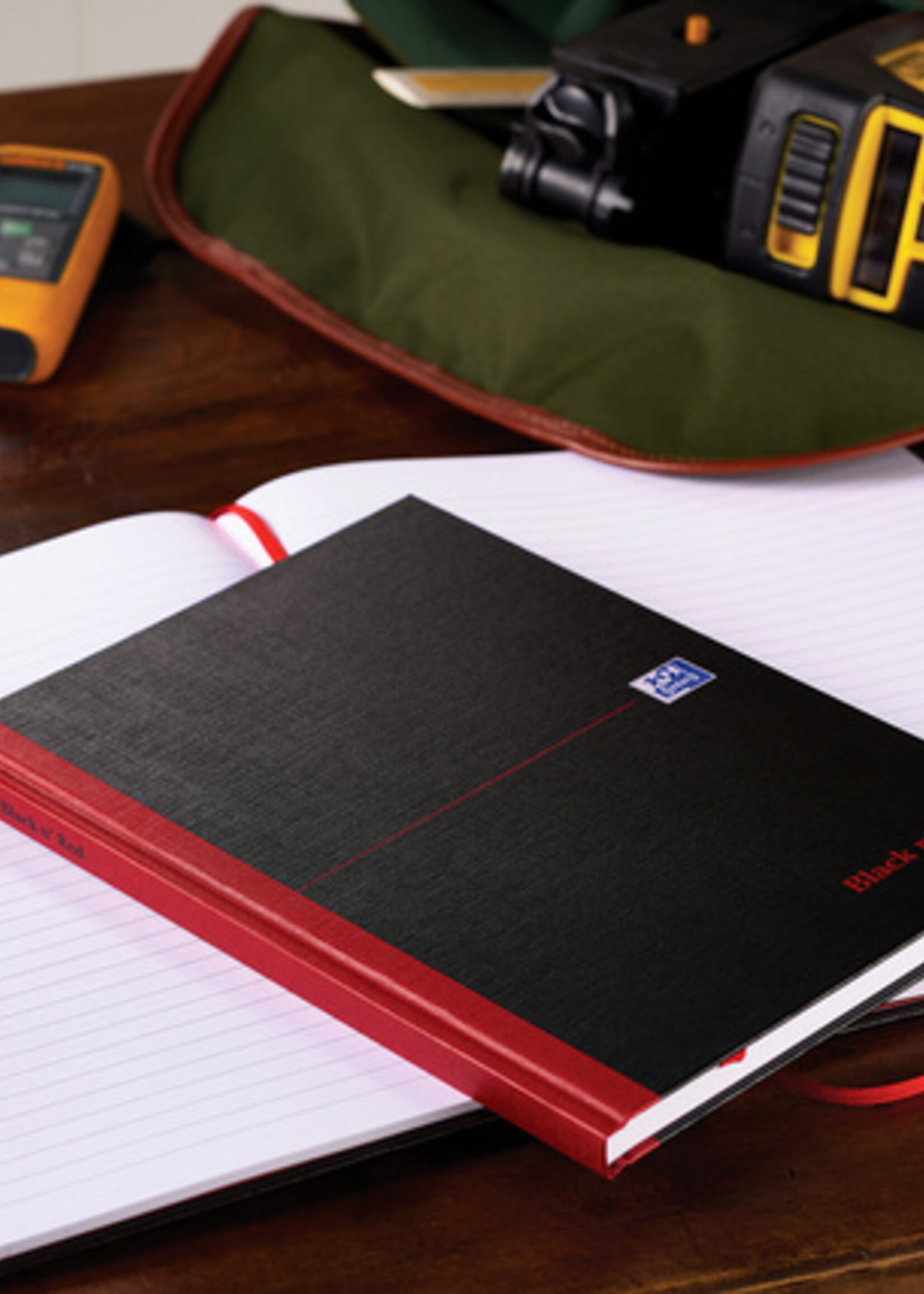 Oxford Carnet de notes Oxford Black n'Red A5 96 feuilles uni