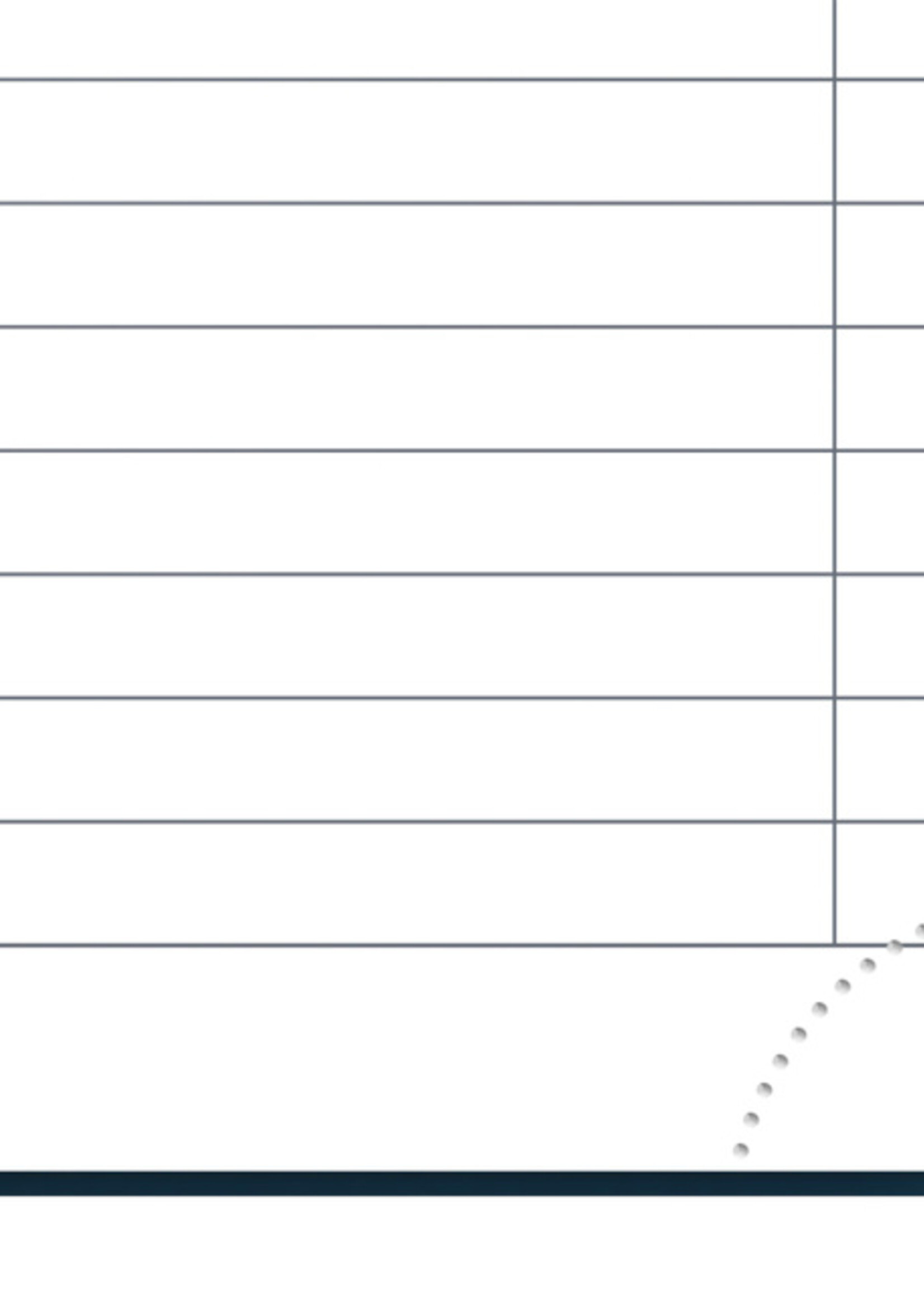 Oxford Cahier Oxford Office Essentials A4 96 feuilles ligné noir