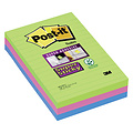 Post-it Bloc-mémos Post-it 660-SSU Super Sticky 102x152mm rainbow