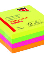 Quantore Bloc-mémos Quantore 75x75mm couleurs néon assorti