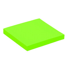 Memoblok Quantore 76x76mm neon groen