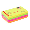 Quantore Memoblok Quantore 76x127mm neon assorti 4 kleuren