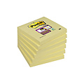 Post-it Memoblok 3M Post-it 654  Super Sticky 76x76mm geel