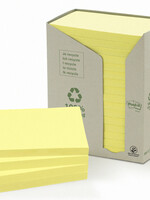 Post-it Memoblok 3M Post-it 655 76x127mm recycled geel 16x100 vel