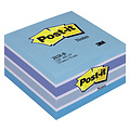 Post-it Bloc-mémos Post-it 2028B cube 76x76mm bleu 450 feuillets