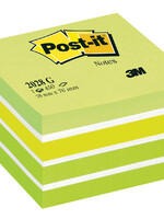 Post-it Memoblok 3M Post-it 2028 76x76mm kubus pastel groen
