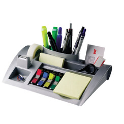 Organiseur de bureau 3M Post-it C50 argent