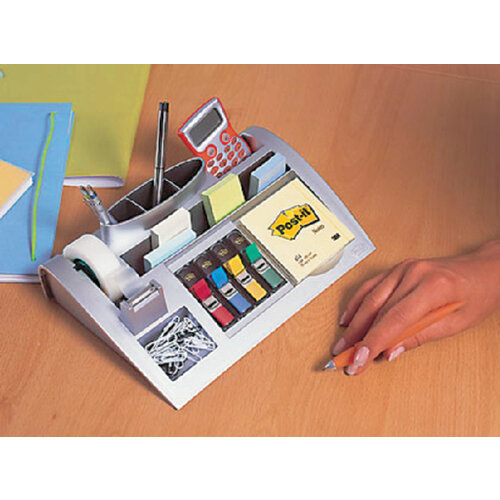 Post-it Organiseur de bureau 3M Post-it C50 argent