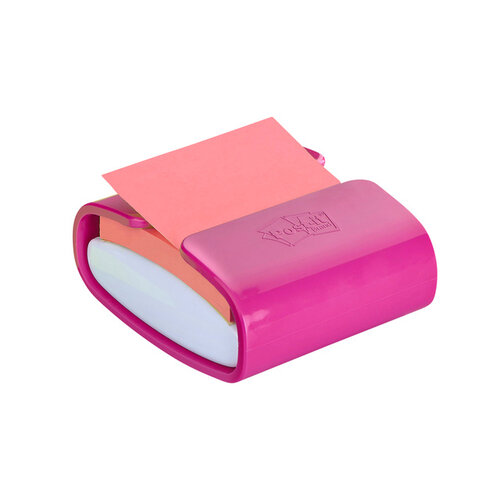 Post-it Memoblokdispenser 3M Pro tbv Post-it Z-Notes 76x76mm fuchsia