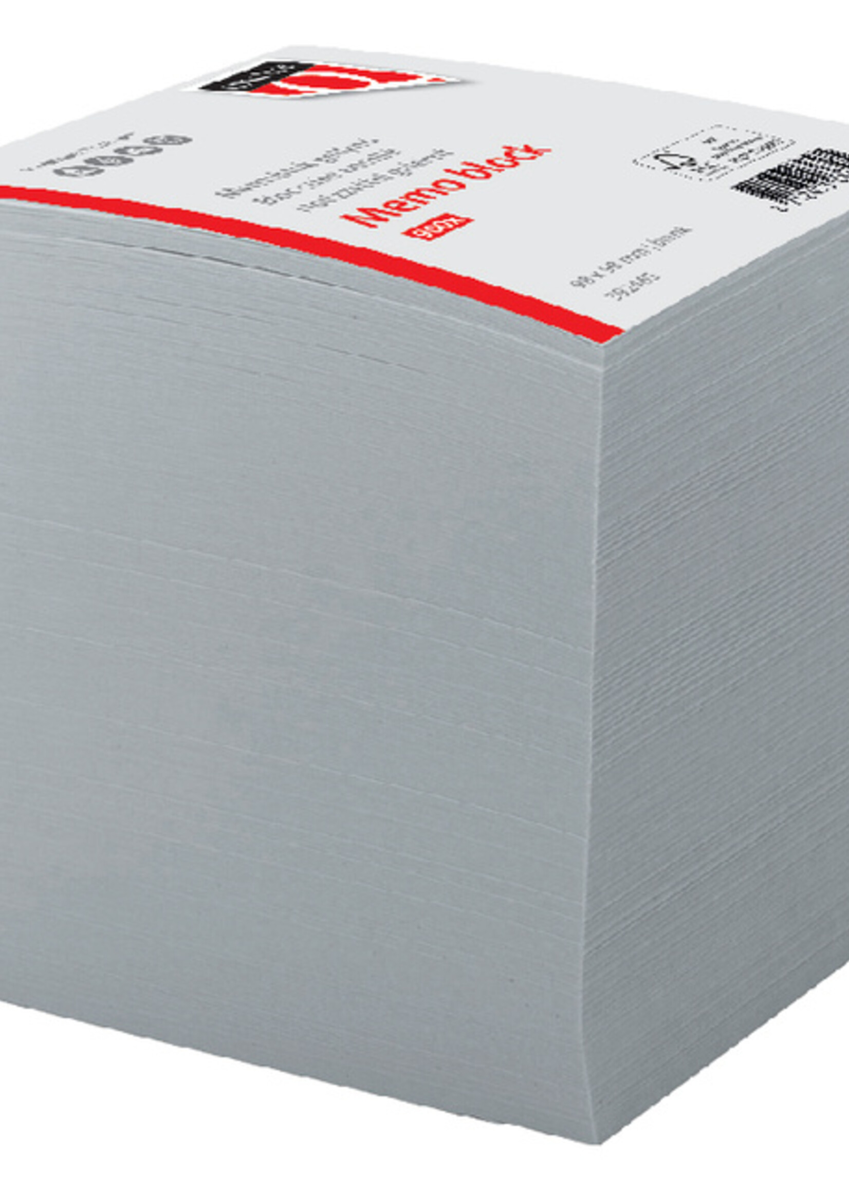 Quantore Memoblok Quantore kopgelijmd 98x98mm 900vel