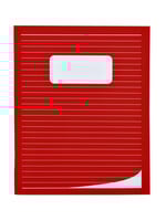 Qbasic Cahier Qbasic 210x165mm 80 pages ligné assorti